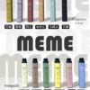 MEME 韓國熱銷7000口拋棄式電子煙｜韓系潮流設計・長效續航配置・人氣風味體驗