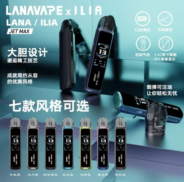 20260318175444_891_419.webp LANA / ILIA-JETMAX 側註油主機|精工流線設計・升級側注油系統・穩定霧化體驗【買1贈煙油】超值特惠
