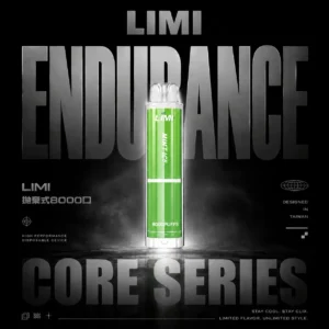 LIMI 8000口拋棄式電子煙｜升級流線設計・高容量續航配置・細膩霧化體驗