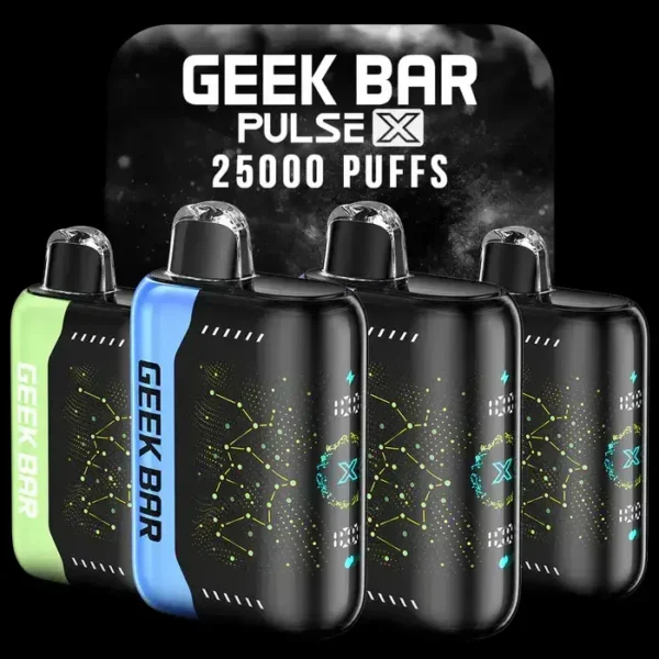 GEEK BAR Pulse X 星空系列25000口拋棄式電子煙｜星際幻彩設計・超大容量續航・旗艦級風味體驗【滿5送1】超值特惠