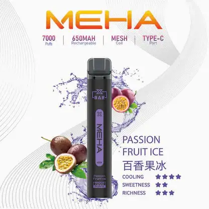 MEHA-XBAR-拋棄式-7000口小黑條-3.webp MEHA XBAR 魅嗨小黑條7000口拋棄式電子煙|極簡黑潮設計・高容量續航配置・細膩霧化體驗