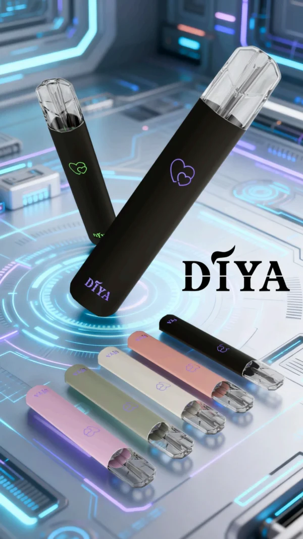 DIYA 叮啞幻心系列一代通用主機｜愛心流光LED燈效・輕盈便攜設計・穩定霧化體驗【滿10贈1】超值福利
