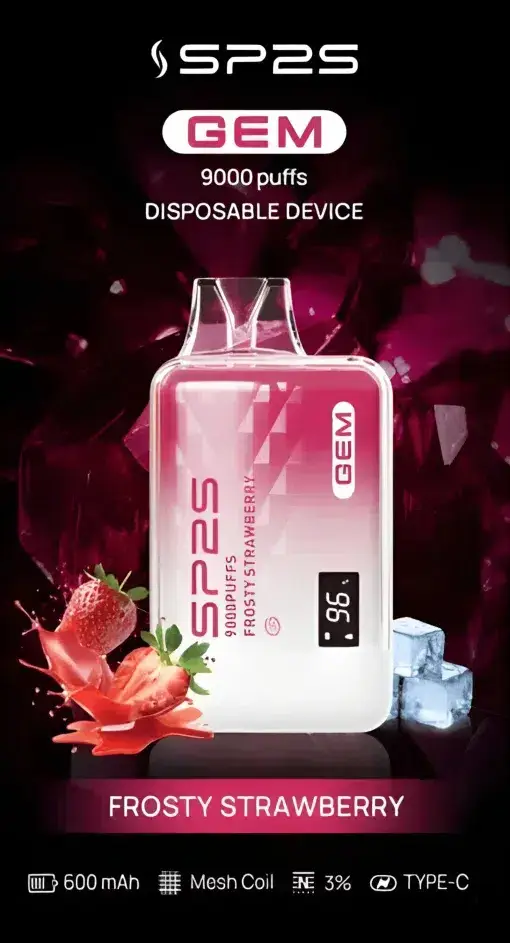 SP2S 思博瑞 GEM 9000口拋棄式電子煙｜寶石質感設計・高容量續航配置・旗艦級霧化體驗