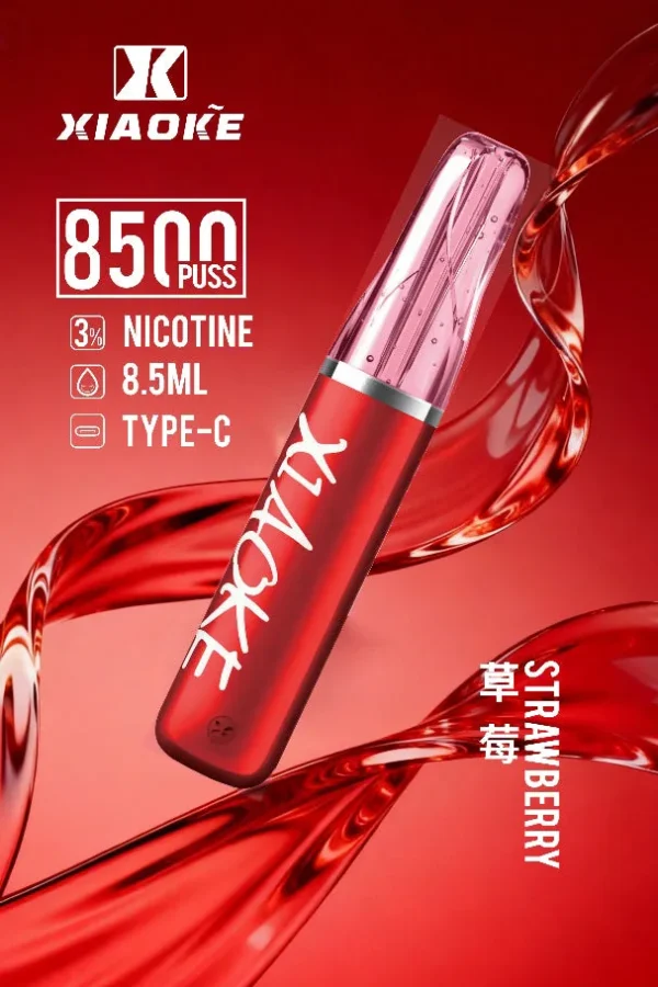 XIAOKE 梟客 8500口拋棄式電子煙｜順暢尼古丁鹽・輕巧大儲油量・Type-C長效續航